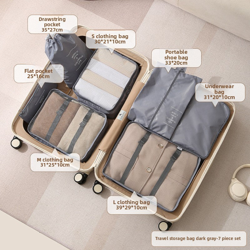 Portable Travel Cosmetics Organizer Set