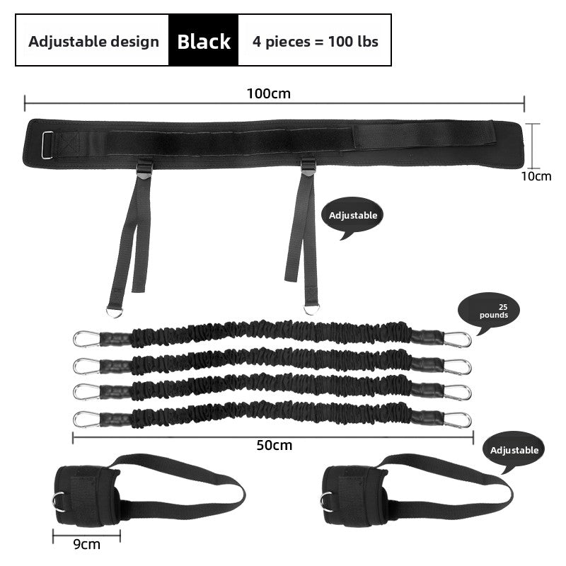 Adjustable Bounce Training Harness with Elastic Resistance Bands
