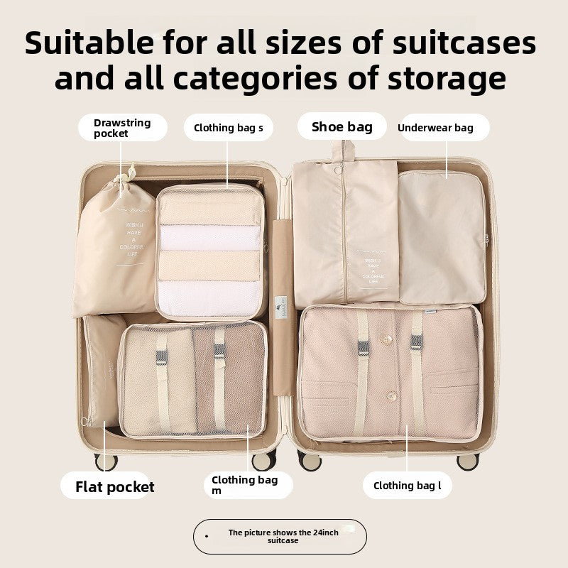 Portable Travel Cosmetics Organizer Set