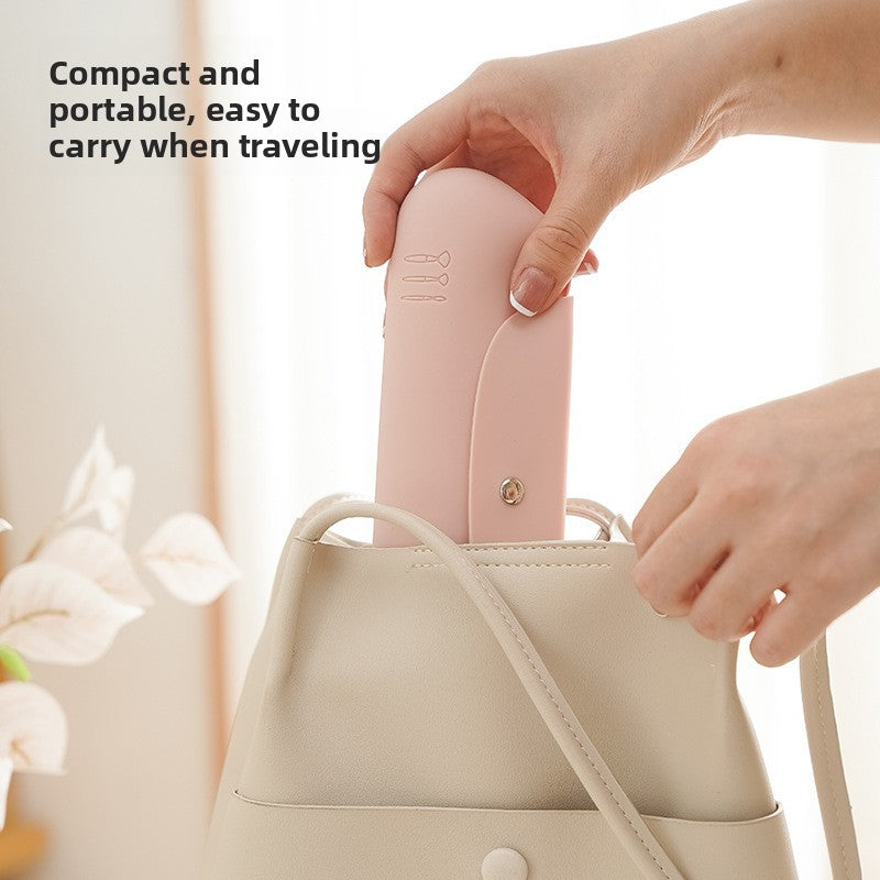 Silicone Cosmetic Brush Storage Bag Travel Portable Makeup Organizer