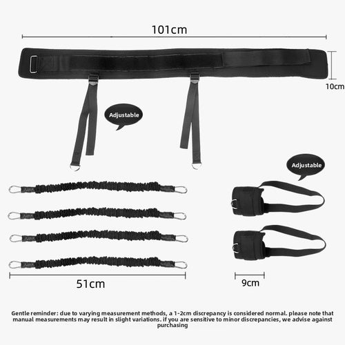 Adjustable Bounce Training Harness with Elastic Resistance Bands