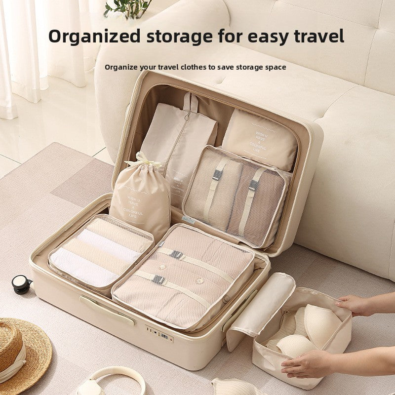 Portable Travel Cosmetics Organizer Set